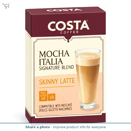 Costa Dolce Gusto One Pod Skinny Latte 10 Pods