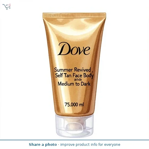 Dove Summer Revived , Self Tan Face and Body Medium to Dark 75 ml