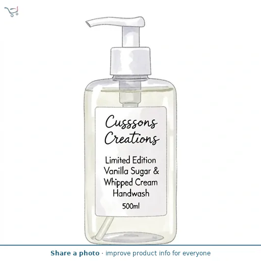 Cussons Creations Limited Edition Vanilla Sugar & Whipped Cream Handwash 500ml