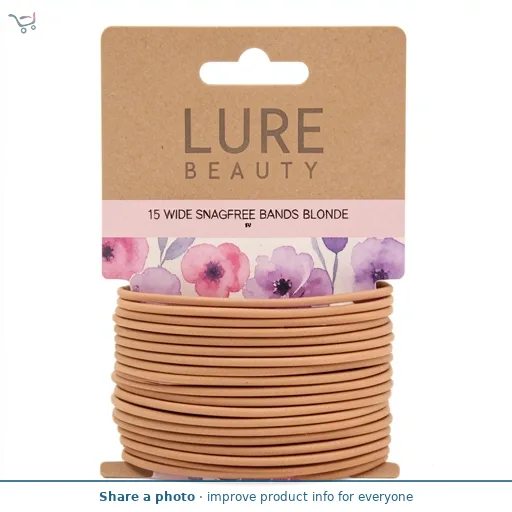 Lure Beauty 15 Wide Snagfree Bands Blonde