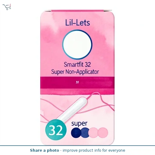 Lil-Lets Smartfit 32 Super Non-Applicator Tampons