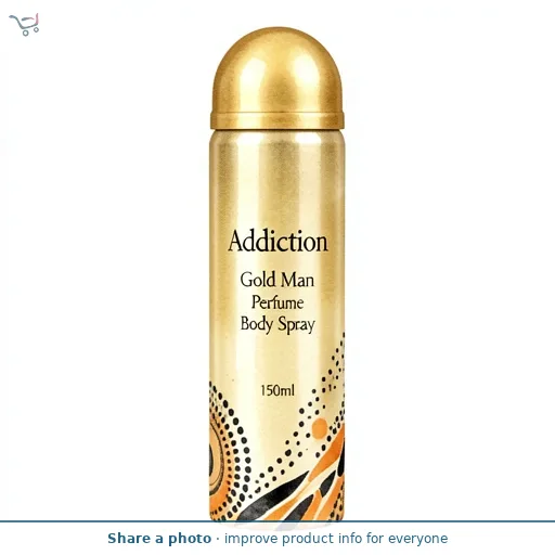 Addiction Gold Man Perfume Body Spray 150ml
