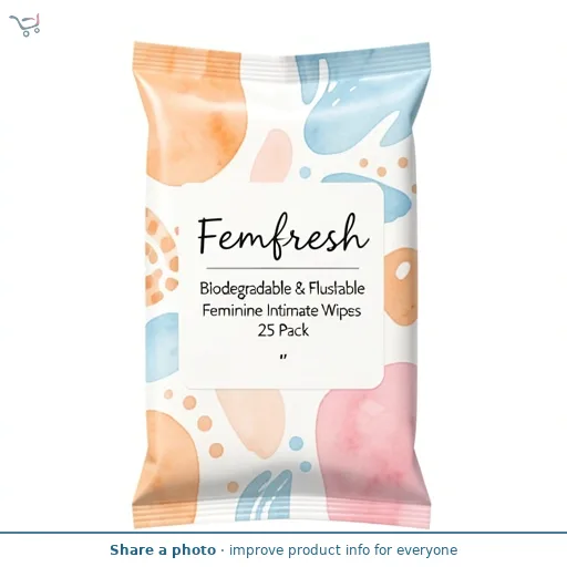 Femfresh Intimate Hygiene Feminine Freshness Wipes, Large x25