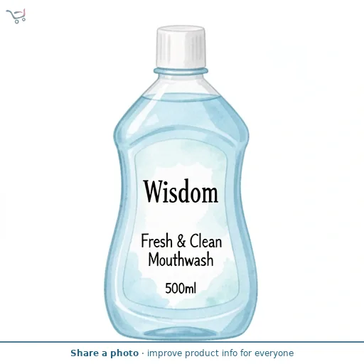 Wisdom Fresh & Clean Mouthwash 500ml