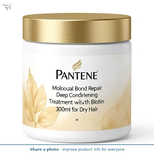 Pantene Molecular Bond Repair Deep Conditioning Treatment with Biotin 300ml for Dry Hair