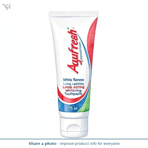 Aquafresh White Renew Long Lasting Whitening Toothpaste 75ml