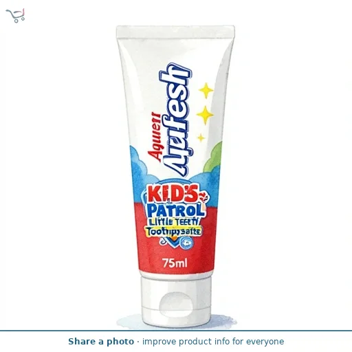 Aquafresh Kids Paw Patrol Little Teeth Toothpaste 3-5 Years, 75ml