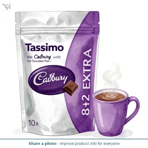 Tassimo Cadbury Hot Chocolate Pods x10