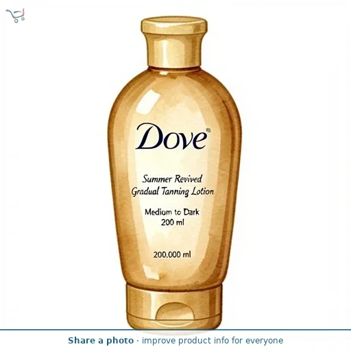 Dove Summer Revived Gradual Tanning Lotion Medium to Dark 200&nbsp;ml