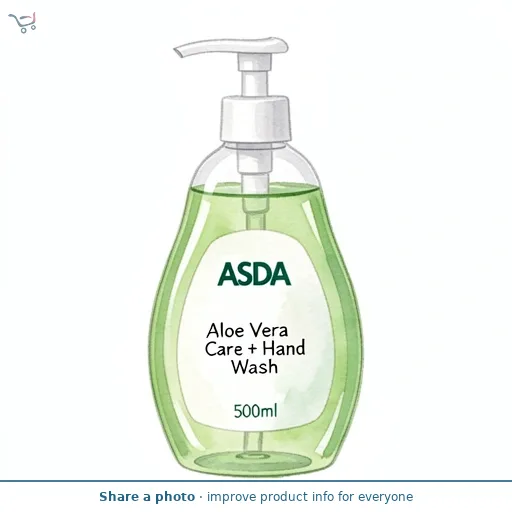 ASDA Aloe Vera Care + Hand Wash 500ml
