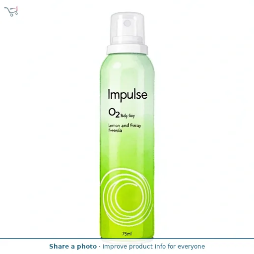 Impulse O2 Body Spray Lemon and Freesia 75ml