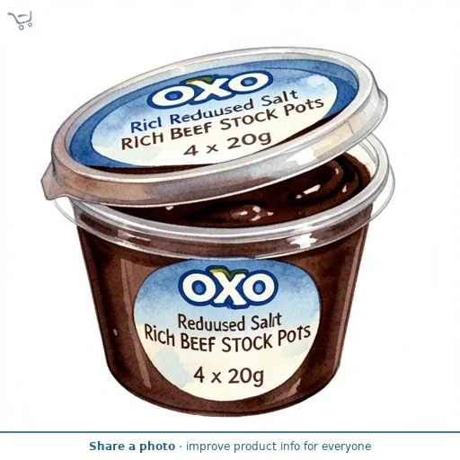 Oxo Reduced Salt Beef Stock Pots With Rosemary 4X20g