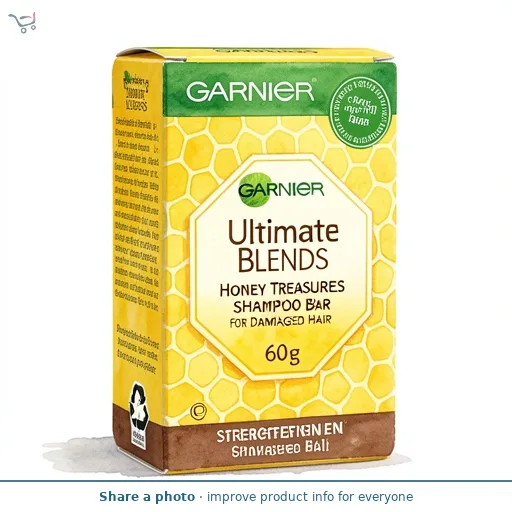 Garnier Ultimate Blends Garnier Ultimate Blends Honey Treasures Strengthening Shampoo Bar for Damaged Hair 60g