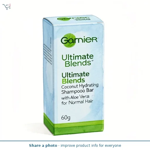 Garnier Ultimate Blends Ultimate Blends Coconut Hydrating Shampoo Bar with Aloe Vera for Normal Hair 60g