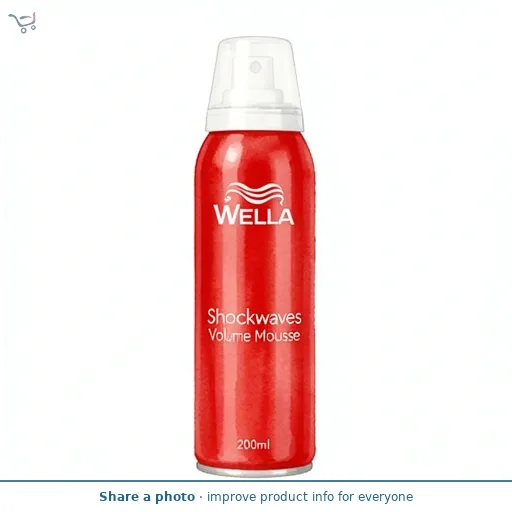 Wella Shockwaves Volume Mousse 200ml