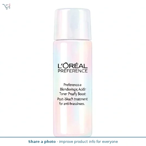 L'Oreal Preference Preference Le Blonding Acidic Toner Pearly Boost: Post-bleach treatment for anti-brassiness.