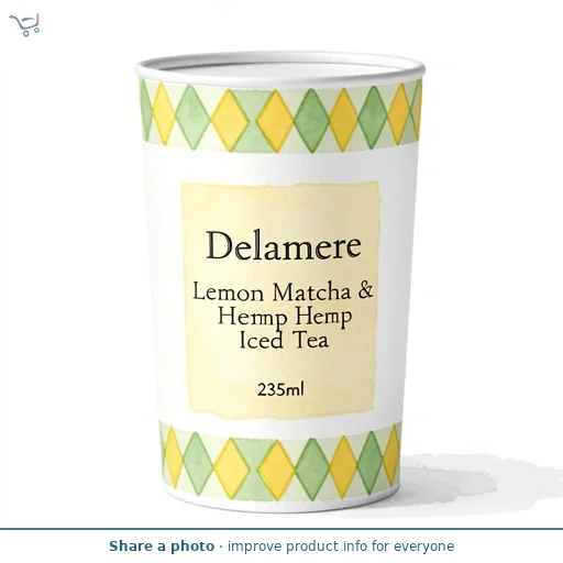 Delamere Lemon Matcha & Hemp Iced Tea 235ml