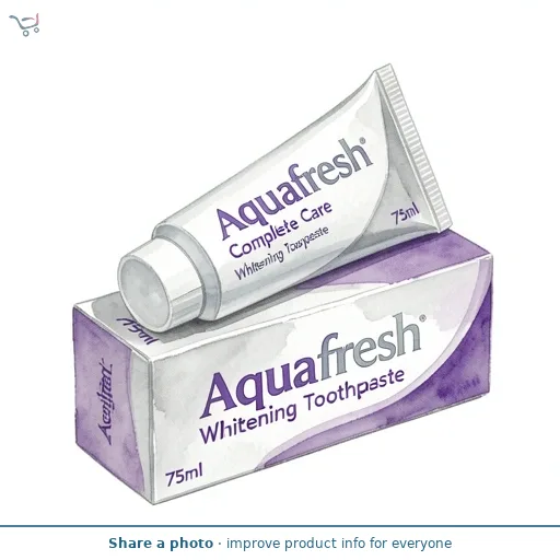 Aquafresh Complete Care Whitening Toothpaste, 75ml