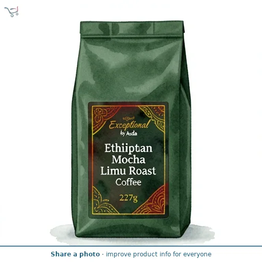 Exceptional by Asda Ethiopian Mocha Limu Roast Coffee 227g