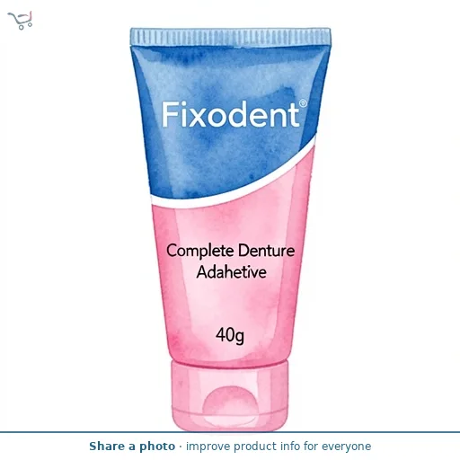 Fixodent Complete Denture Adhesive 40g