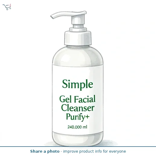 Simple Purify+ Gel Facial Cleanser 240 ml