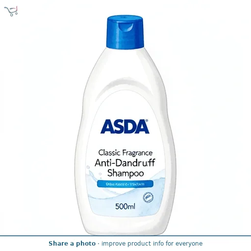 ASDA Classic Fragrance Anti-Dandruff Shampoo 500ml