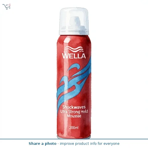 Wella Shockwaves Ultra Strong Hold Mousse 200ml
