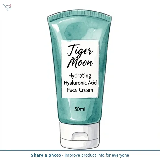 Tiger Moon Hydrating Hyaluronic Acid Face Cream 50ml