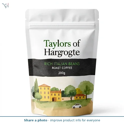 Taylors of Harrogate Rich Italian Beans Roast Coffee 200g