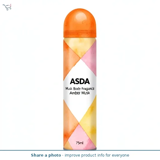 ASDA Musk Body Fragrance Amber Musk 75ml