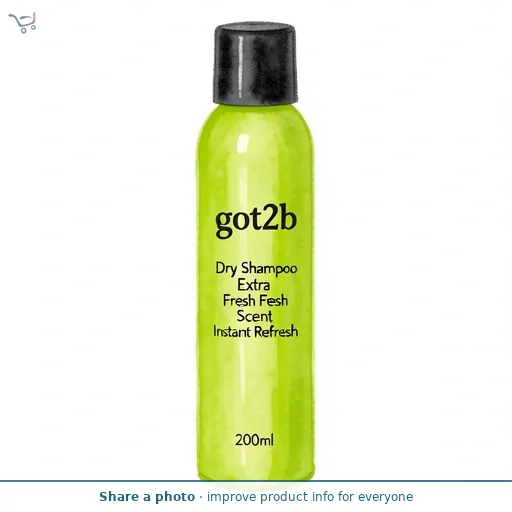 got2b Dry Shampoo Extra Fresh Scent Instant Refresh 200ml