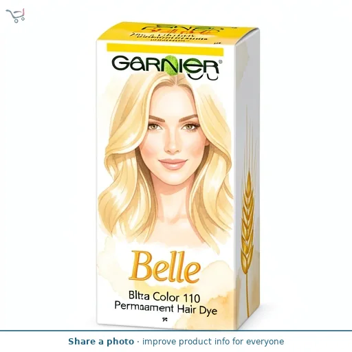Garnier Belle Color 110 Ultra Light Natural Blonde Permanent Hair Dye