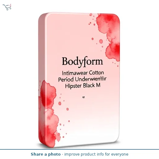 Bodyform Intimawear Period Pants Washable Underwear Black Size M