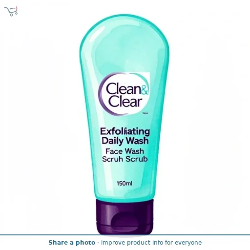 Clean & Clear Exfoliating Daily Wash Face Wash Scrub 150ml