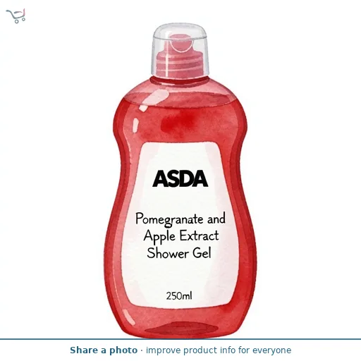 ASDA Pomegranate and Apple Extract Shower Gel 250ml