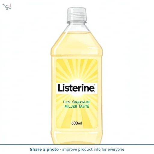 Listerine Fresh Ginger & Lime Milder Taste
