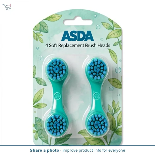 ASDA 4 Soft Replacement Brush Heads