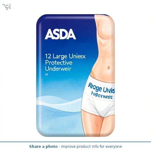 ASDA 12 Large Unisex Protective Underwear