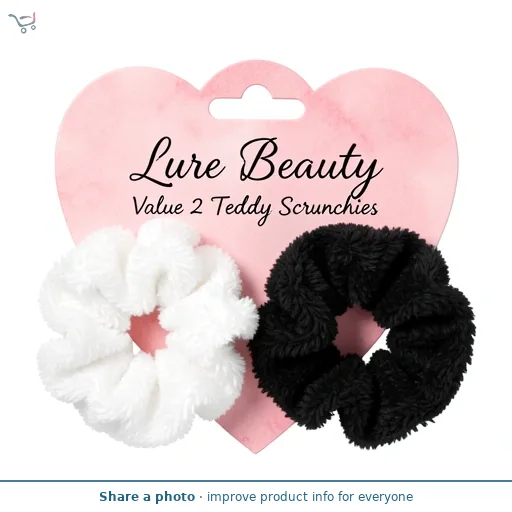 Lure Beauty Value 2 Teddy Scrunchies