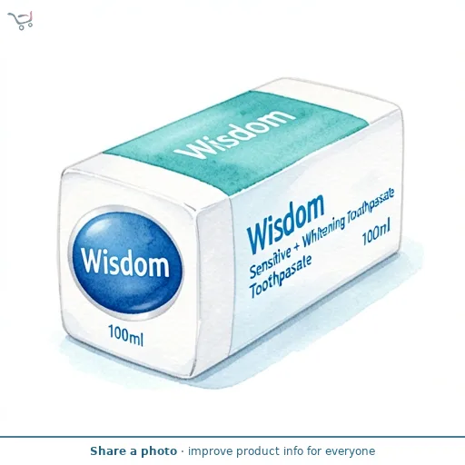 Wisdom Sensitive + Whitening Toothpaste 100ml