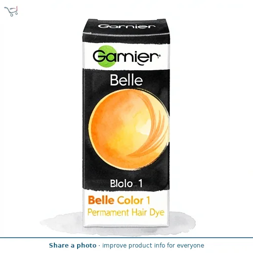 Garnier Belle Color Permanent Hair Dye - Natural Black