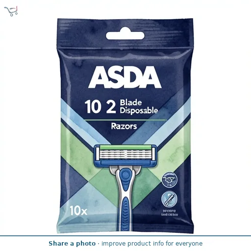 ASDA 10 2 Blade Disposable Razors
