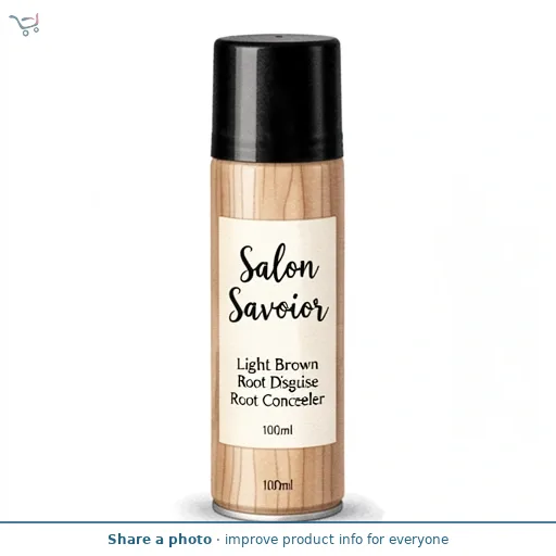 Salon Saviour Light Brown Root Disguise Root Concealer 100ml