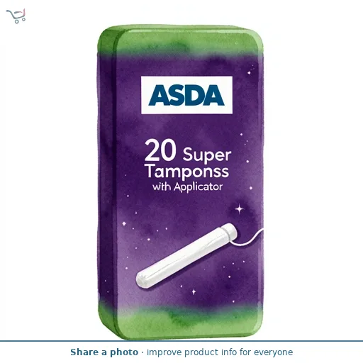 ASDA 20 Super Tampons with Applicator