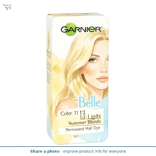 Garnier Belle Color 112 Light Summer Blonde Permanent Hair Dye