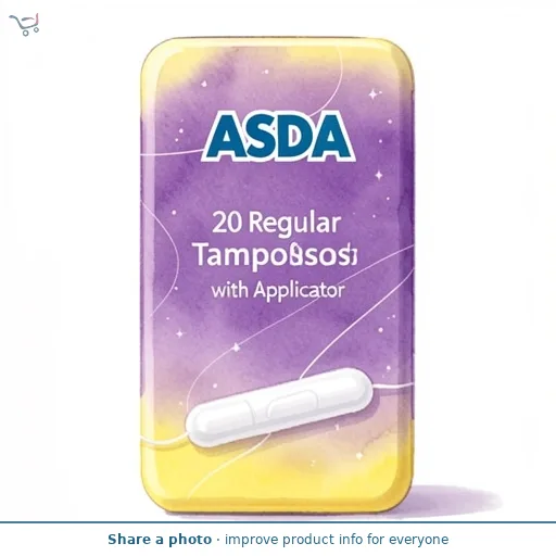 ASDA 20 Regular Tampons with Applicator