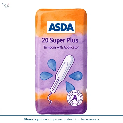 ASDA 20 Super Plus Tampons with Applicator