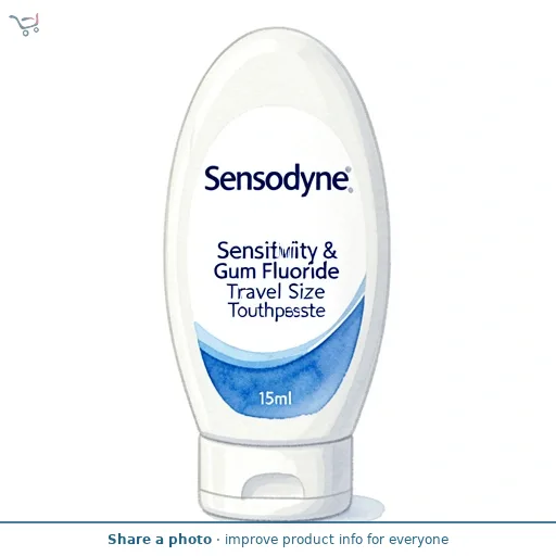 Sensodyne Sensitivity & Gum Fluoride Travel Size Toothpaste 15ml