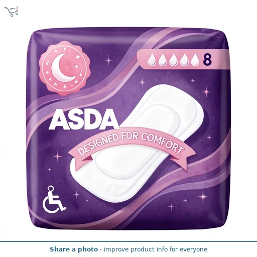 ASDA 8 Night Protective Pads