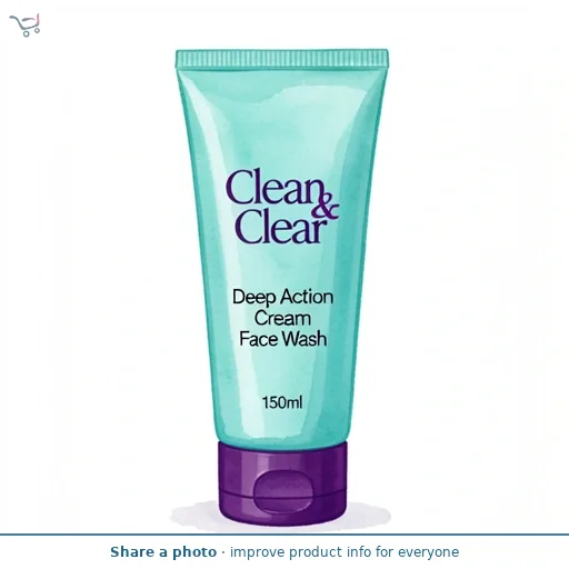 Clean & Clear Deep Action Cream Face Wash 150ml